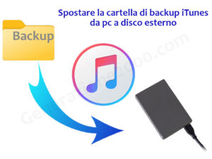 Spostare cartella backup iTunes su disco esterno