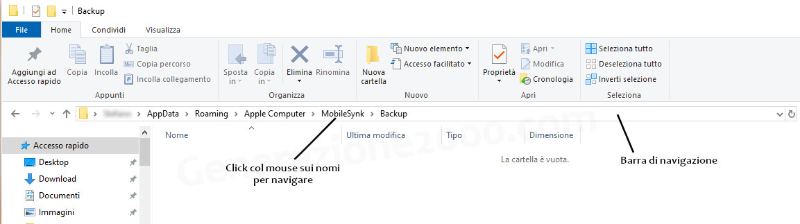 Immagine di exploer mobilesynk backup